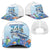 Cayman Islands 345 Baseball Net Cap Watercolor Turtle - Wonder Print Shop
