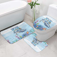 Personalized Cayman Islands 345 Bathroom Set Watercolor Turtle - Wonder Print Shop