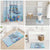 Personalized Cayman Islands 345 Bathroom Set Watercolor Turtle - Wonder Print Shop