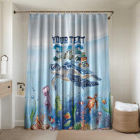 Personalized Cayman Islands 345 Bathroom Set Watercolor Turtle - Wonder Print Shop