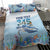 Personalized Cayman Islands 345 Bedding Set Watercolor Turtle - Wonder Print Shop
