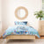 Personalized Cayman Islands 345 Bedding Set Watercolor Turtle - Wonder Print Shop