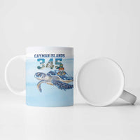 Personalized Cayman Islands 345 Ceramic Mug Watercolor Turtle - Wonder Print Shop