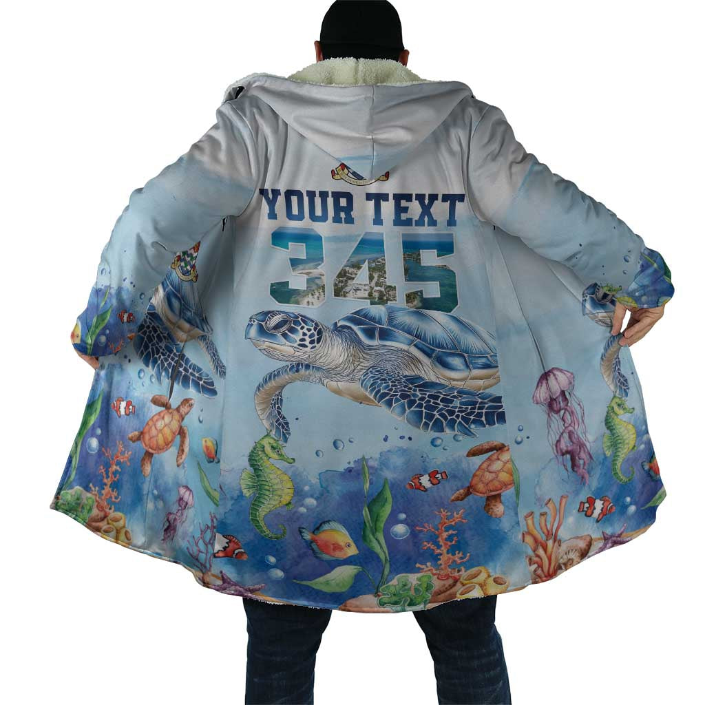 Personalized Cayman Islands 345 Cloak Watercolor Turtle - Wonder Print Shop
