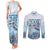 Personalized Cayman Islands 345 Couples Matching Tank Maxi Dress and Long Sleeve Button Shirt Watercolor Turtle - Wonder Print Shop
