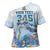 Personalized Cayman Islands 345 Cross Shoulder Shirt Watercolor Turtle - Wonder Print Shop