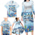 Personalized Cayman Islands 345 Family Matching Long Sleeve Bodycon Dress and Hawaiian Shirt Watercolor Turtle - Wonder Print Shop