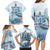 Personalized Cayman Islands 345 Family Matching Long Sleeve Bodycon Dress and Hawaiian Shirt Watercolor Turtle - Wonder Print Shop
