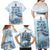Personalized Cayman Islands 345 Family Matching Off Shoulder Maxi Dress and Hawaiian Shirt Watercolor Turtle - Wonder Print Shop