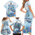 Personalized Cayman Islands 345 Family Matching Short Sleeve Bodycon Dress and Hawaiian Shirt Watercolor Turtle - Wonder Print Shop