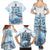 Personalized Cayman Islands 345 Family Matching Summer Maxi Dress and Hawaiian Shirt Watercolor Turtle - Wonder Print Shop