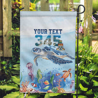 Personalized Cayman Islands 345 Garden Flag Watercolor Turtle - Wonder Print Shop