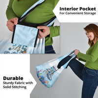 Personalized Cayman Islands 345 Grocery Bag Watercolor Turtle - Wonder Print Shop