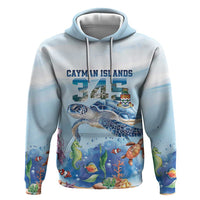 Personalized Cayman Islands 345 Hoodie Watercolor Turtle - Wonder Print Shop