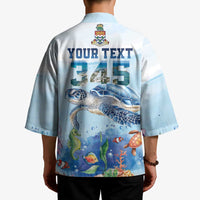 Personalized Cayman Islands 345 Kimono Watercolor Turtle - Wonder Print Shop