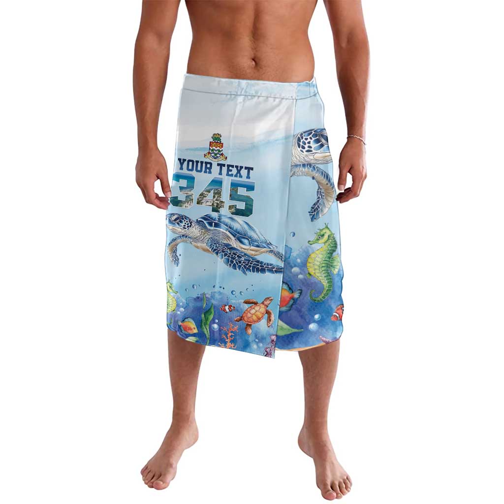 Personalized Cayman Islands 345 Lavalava Watercolor Turtle - Wonder Print Shop