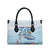 Personalized Cayman Islands 345 Leather Bag Watercolor Turtle - Wonder Print Shop