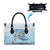 Personalized Cayman Islands 345 Leather Bag Watercolor Turtle - Wonder Print Shop