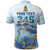 Personalized Cayman Islands 345 Polo Shirt Watercolor Turtle - Wonder Print Shop