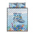 Personalized Cayman Islands 345 Quilt Bed Set Watercolor Turtle - Wonder Print Shop