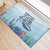 Personalized Cayman Islands 345 Rubber Doormat Watercolor Turtle - Wonder Print Shop
