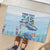 Personalized Cayman Islands 345 Rubber Doormat Watercolor Turtle - Wonder Print Shop