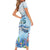 Personalized Cayman Islands 345 Short Sleeve Bodycon Dress Watercolor Turtle - Wonder Print Shop