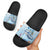 Personalized Cayman Islands 345 Slide Sandals Watercolor Turtle - Wonder Print Shop