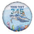 Personalized Cayman Islands 345 Spare Tire Cover Watercolor Turtle - Wonder Print Shop