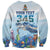 Personalized Cayman Islands 345 Sweatshirt Watercolor Turtle - Wonder Print Shop
