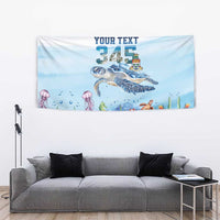 Personalized Cayman Islands 345 Tapestry Watercolor Turtle - Wonder Print Shop