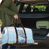 Personalized Cayman Islands 345 Travel Bag Watercolor Turtle - Wonder Print Shop