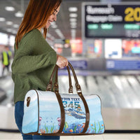 Personalized Cayman Islands 345 Travel Bag Watercolor Turtle - Wonder Print Shop