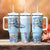 Personalized Cayman Islands 345 Tumbler With Handle Watercolor Turtle - Wonder Print Shop