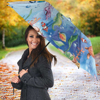 Personalized Cayman Islands 345 Umbrella Watercolor Turtle - Wonder Print Shop