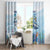 Personalized Cayman Islands 345 Window Curtain Watercolor Turtle - Wonder Print Shop
