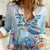 Personalized Cayman Islands 345 Women Casual Shirt Watercolor Turtle - Wonder Print Shop