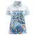 Personalized Cayman Islands 345 Women Polo Shirt Watercolor Turtle - Wonder Print Shop