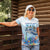 Personalized Cayman Islands 345 Women Polo Shirt Watercolor Turtle - Wonder Print Shop