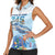 Personalized Cayman Islands 345 Women Sleeveless Polo Shirt Watercolor Turtle - Wonder Print Shop