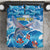 Personalized Barbados Fish Flying Bedding Set With Stormy Sea Wave - Wonder Print Shop