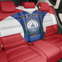 Personalized Cape Verde Coat Of Arms Back Car Seat Cover Sport Style - Wonder Print Shop