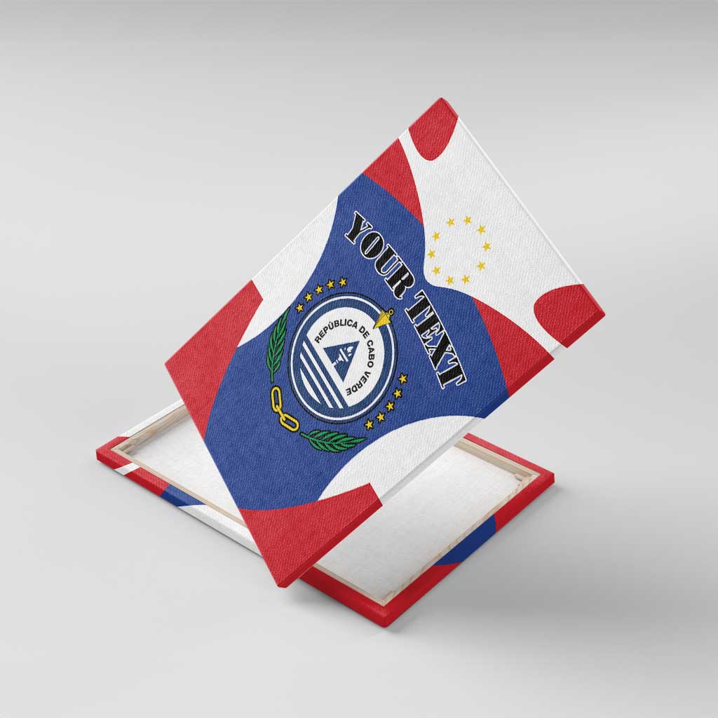 Personalized Cape Verde Coat Of Arms Canvas Wall Art Sport Style - Wonder Print Shop