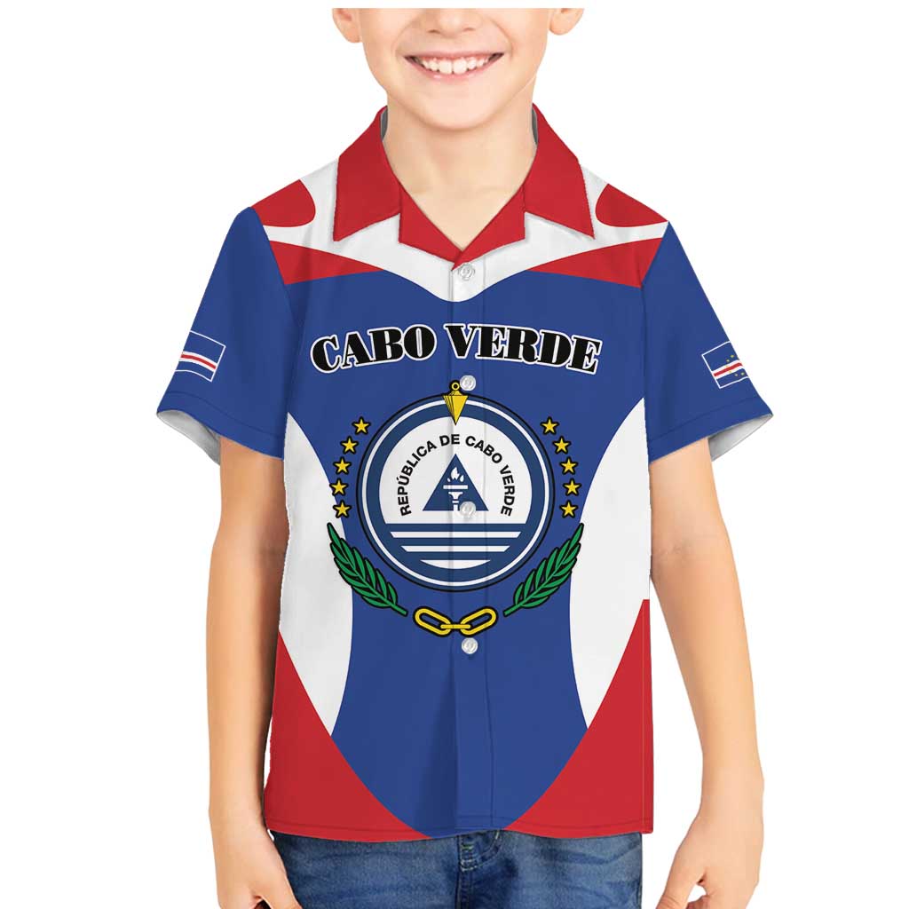 Personalized Cape Verde Coat Of Arms Family Matching Mermaid Dress and Hawaiian Shirt Sport Style - Wonder Print Shop