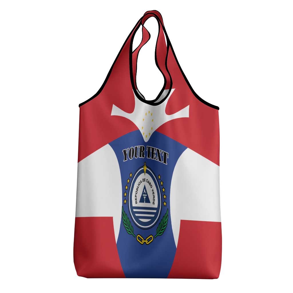 Personalized Cape Verde Coat Of Arms Grocery Bag Sport Style