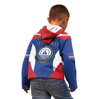 Personalized Cape Verde Coat Of Arms Kid Hoodie Sport Style - Wonder Print Shop