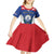Personalized Cape Verde Coat Of Arms Kid Short Sleeve Dress Sport Style - Wonder Print Shop