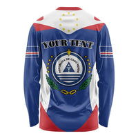 Personalized Cape Verde Coat Of Arms Long Sleeve Shirt Sport Style - Wonder Print Shop