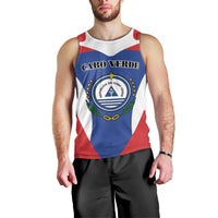 Personalized Cape Verde Coat Of Arms Men Tank Top Sport Style - Wonder Print Shop