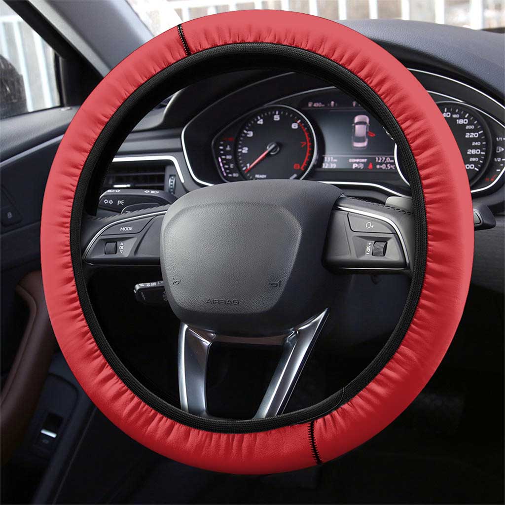 Cape Verde Coat Of Arms Steering Wheel Cover Sport Style - Wonder Print Shop